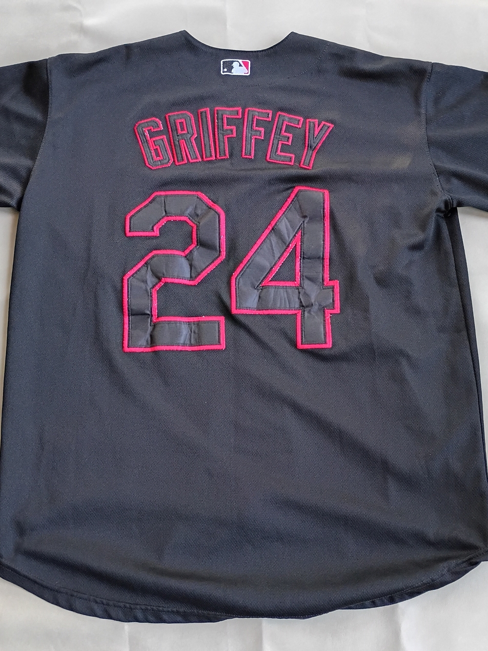 Majestic Authentic Ken Griffey Jr #24 Seattle Mariners Jersey Men's Size 50 XL